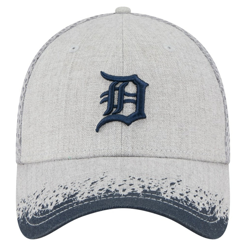 Detroit Tigers Visor Paint Splatter 39THIRTY Flex Hat Gray | New Era