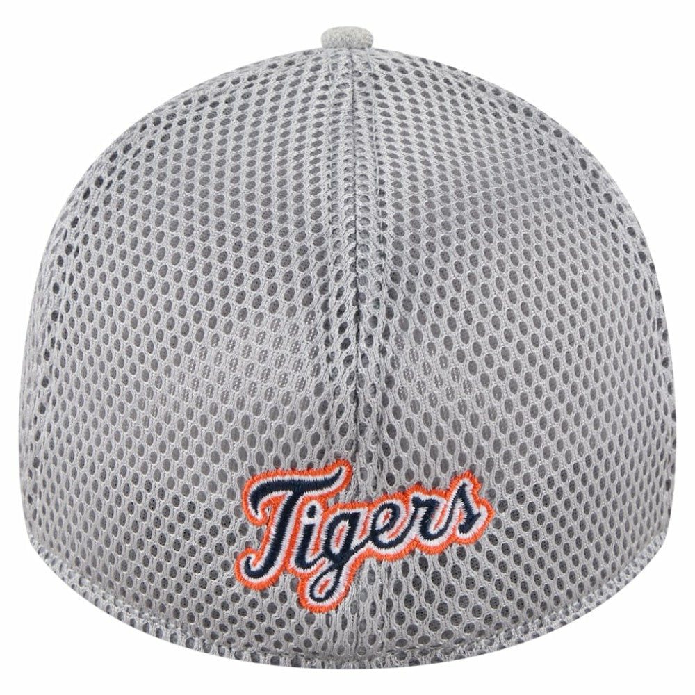Detroit Tigers Visor Paint Splatter 39THIRTY Flex Hat Gray | New Era