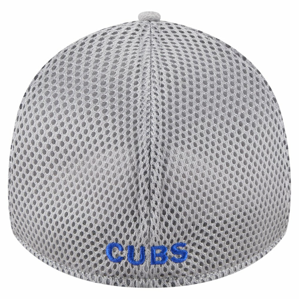 Chicago Cubs Visor Paint Splatter 39THIRTY Flex Hat Gray | New Era