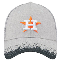 Houston Astros Visor Paint Splatter 39THIRTY Flex Hat Gray | New Era