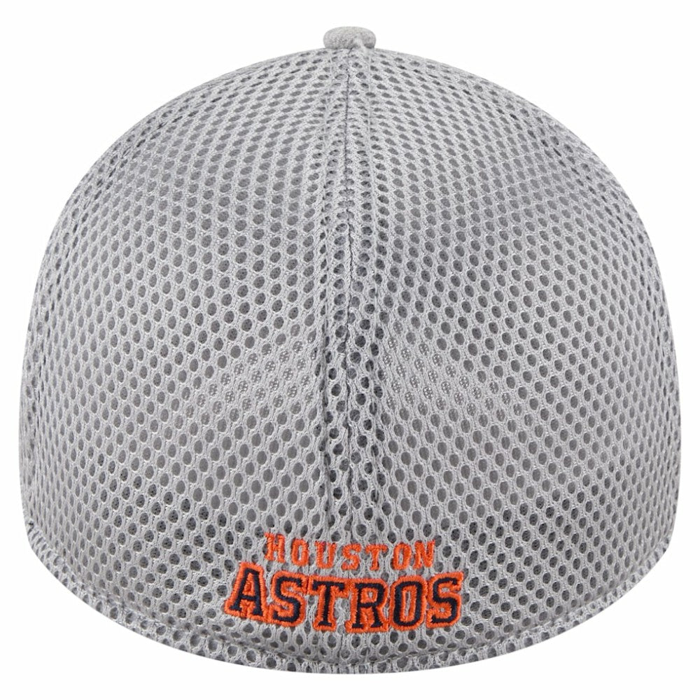 Houston Astros Visor Paint Splatter 39THIRTY Flex Hat Gray | New Era