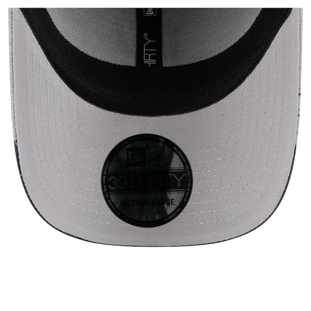 Houston Astros Visor Paint Splatter 39THIRTY Flex Hat Gray | New Era
