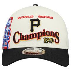 Pittsburgh Pirates World Series 9FORTY M-Crown Adjustable Hat Cream/Black | New Era