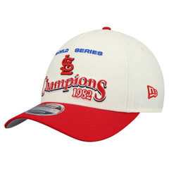 St. Louis Cardinals World Series 9FORTY M-Crown Adjustable Hat Cream/Red | New Era