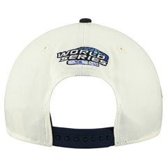 Boston Red Sox World Series 9FORTY M-Crown A-Frame Adjustable Hat Cream/Navy | New Era