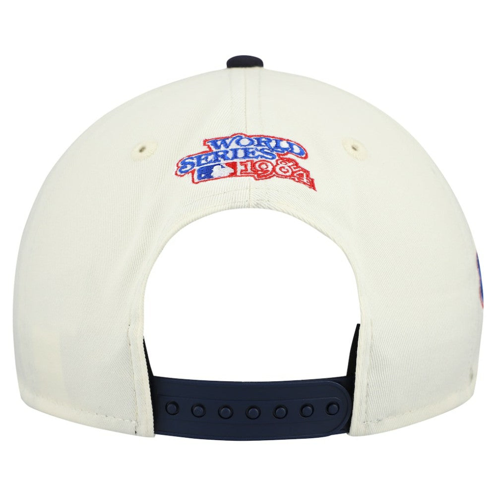 Detroit Tigers World Series 9FORTY M-Crown Adjustable Hat Cream/Navy | New Era