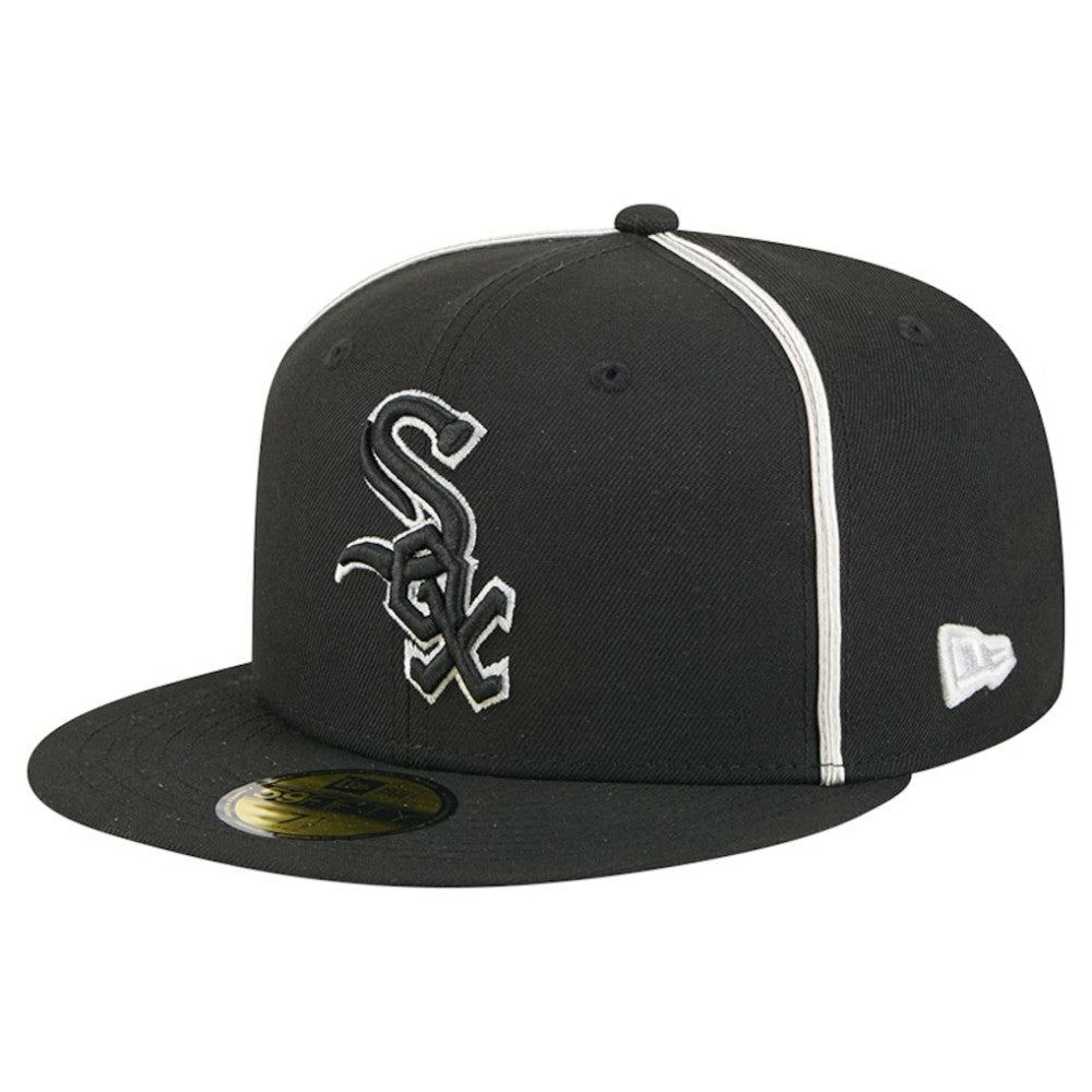 Chicago White Sox Soutache 59FIFTY Fitted Hat Black | New Era
