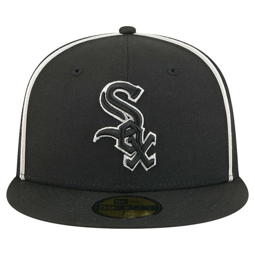 Chicago White Sox Soutache 59FIFTY Fitted Hat Black | New Era