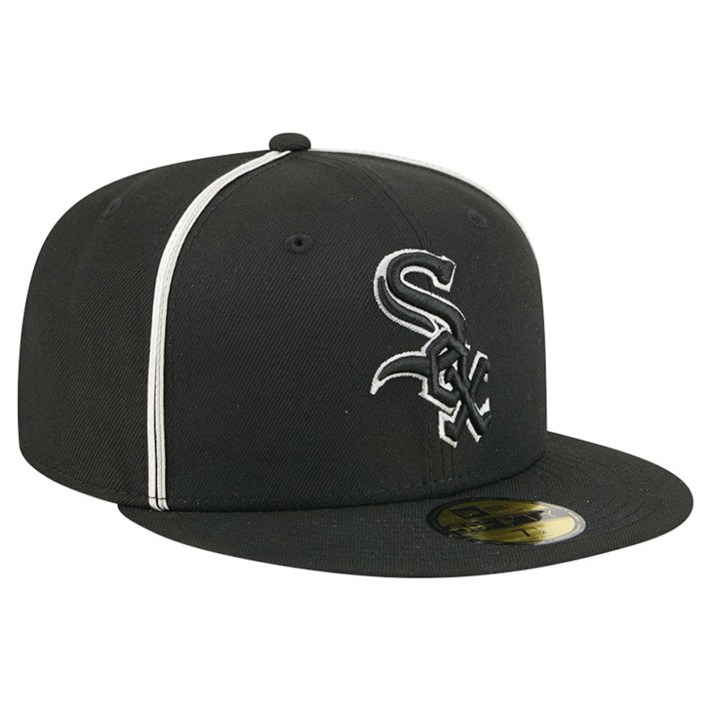 Chicago White Sox Soutache 59FIFTY Fitted Hat Black | New Era