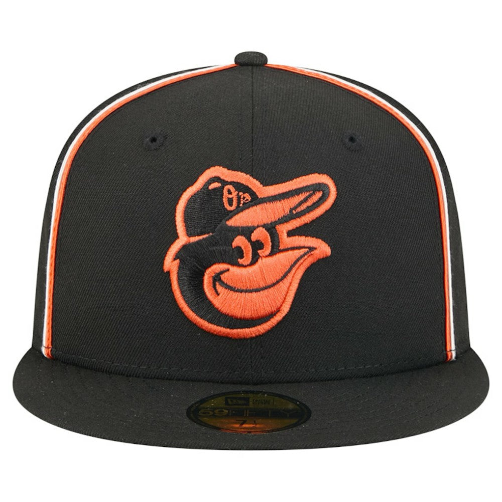 Baltimore Orioles Soutache 59FIFTY Fitted Hat Black | New Era