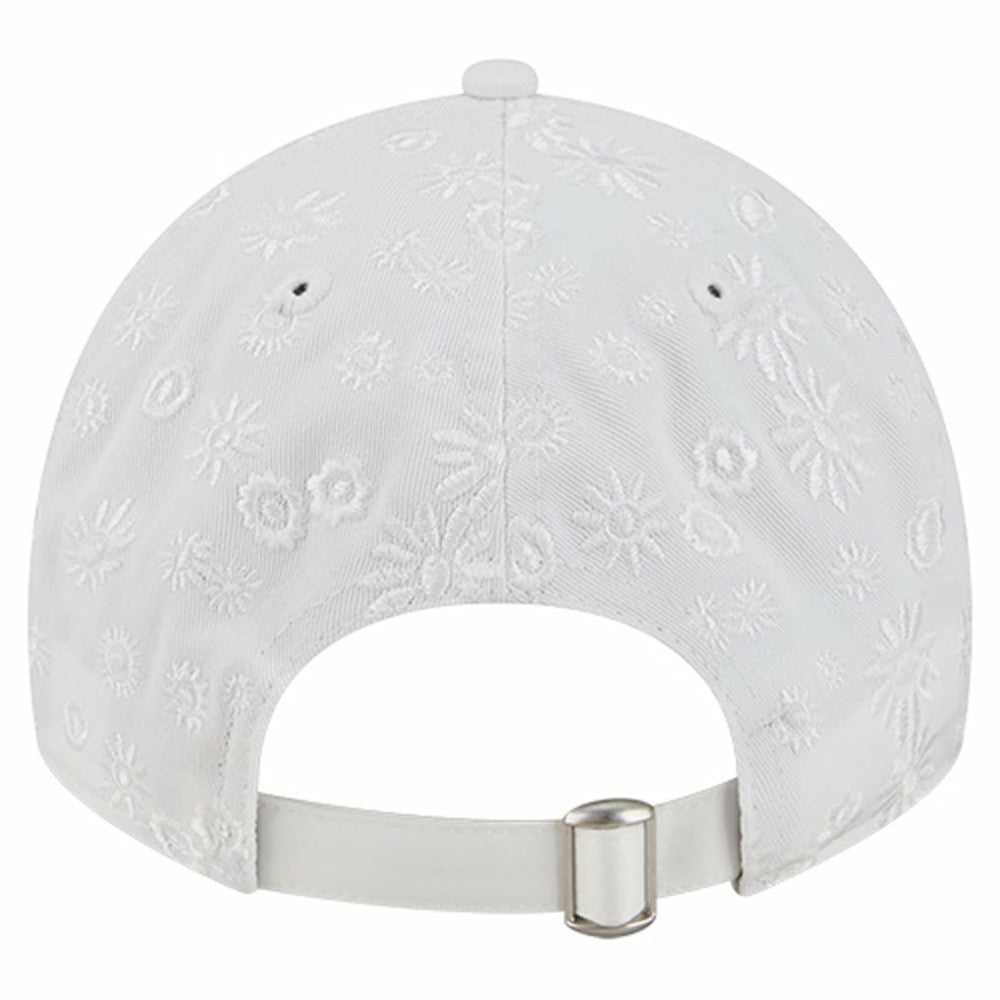 Chicago Cubs Women's Floral Mesh 9TWENTY Adjustable Hat White | New Era