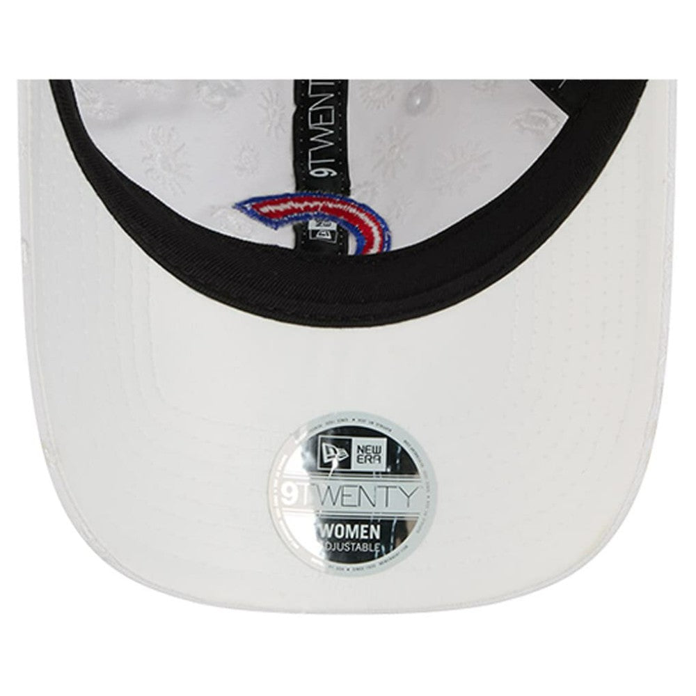 Chicago Cubs Women's Floral Mesh 9TWENTY Adjustable Hat White | New Era
