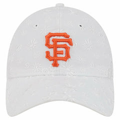 San Francisco Giants Women's Floral Mesh 9TWENTY Adjustable Hat White | New Era