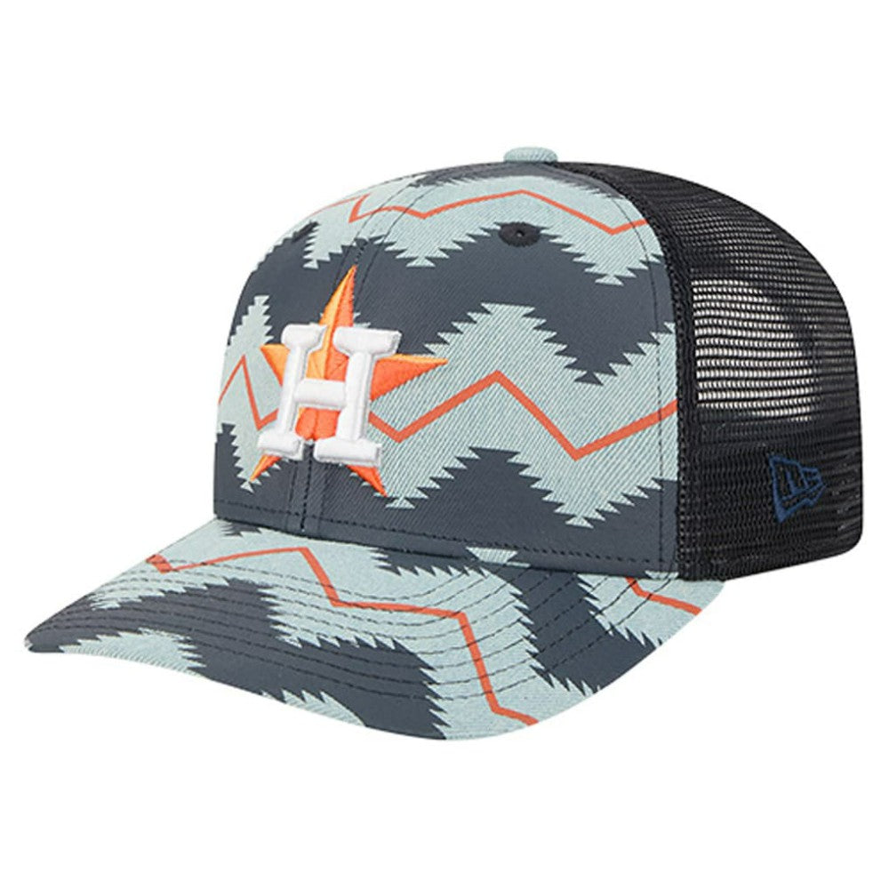 Houston Astros Aztec Denim 9SEVENTY Adjustable Hat Denim/Navy | New Era