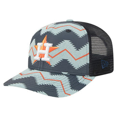 Houston Astros Aztec Denim 9SEVENTY Adjustable Hat Denim/Navy | New Era