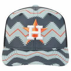 Houston Astros Aztec Denim 9SEVENTY Adjustable Hat Denim/Navy | New Era