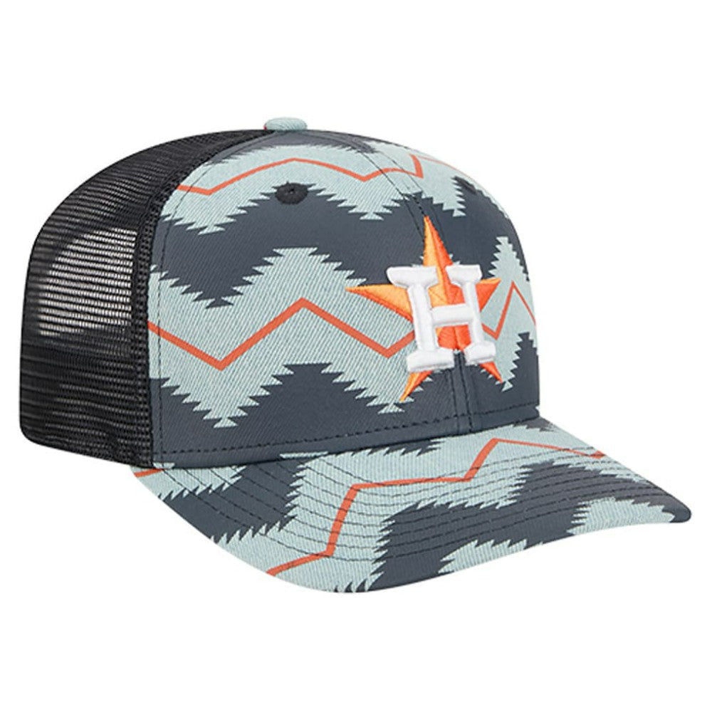 Houston Astros Aztec Denim 9SEVENTY Adjustable Hat Denim/Navy | New Era