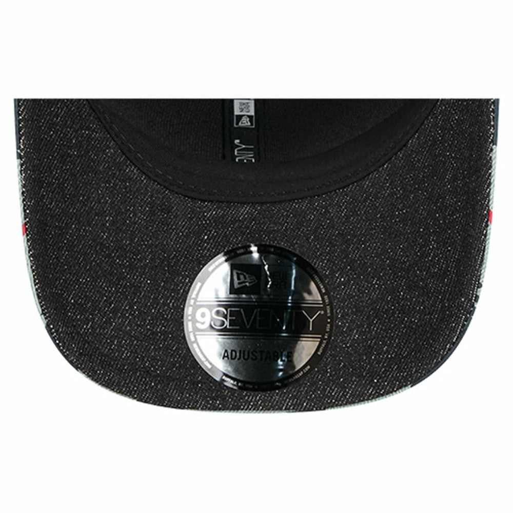 Atlanta Braves Aztec Denim 9SEVENTY Adjustable Hat Denim/Navy | New Era