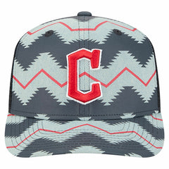 Cleveland Guardians Aztec Denim 9SEVENTY Adjustable Hat Denim/Navy | New Era