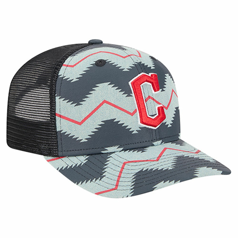 Cleveland Guardians Aztec Denim 9SEVENTY Adjustable Hat Denim/Navy | New Era