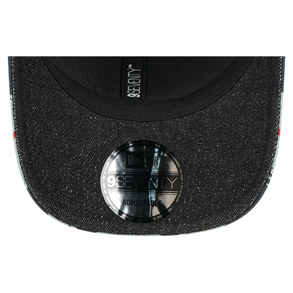 Cleveland Guardians Aztec Denim 9SEVENTY Adjustable Hat Denim/Navy | New Era