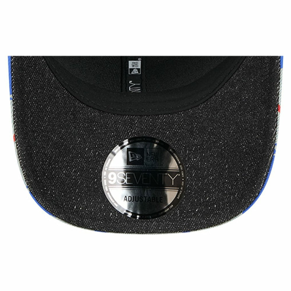 Chicago Cubs Aztec Denim 9SEVENTY Adjustable Hat Denim/Royal | New Era