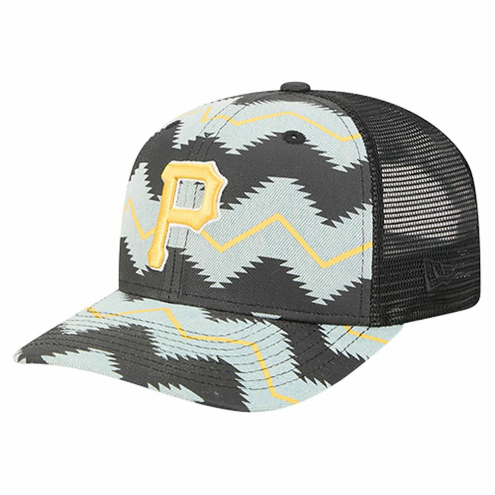 Pittsburgh Pirates Aztec Denim 9SEVENTY Adjustable Hat Denim/Black | New Era