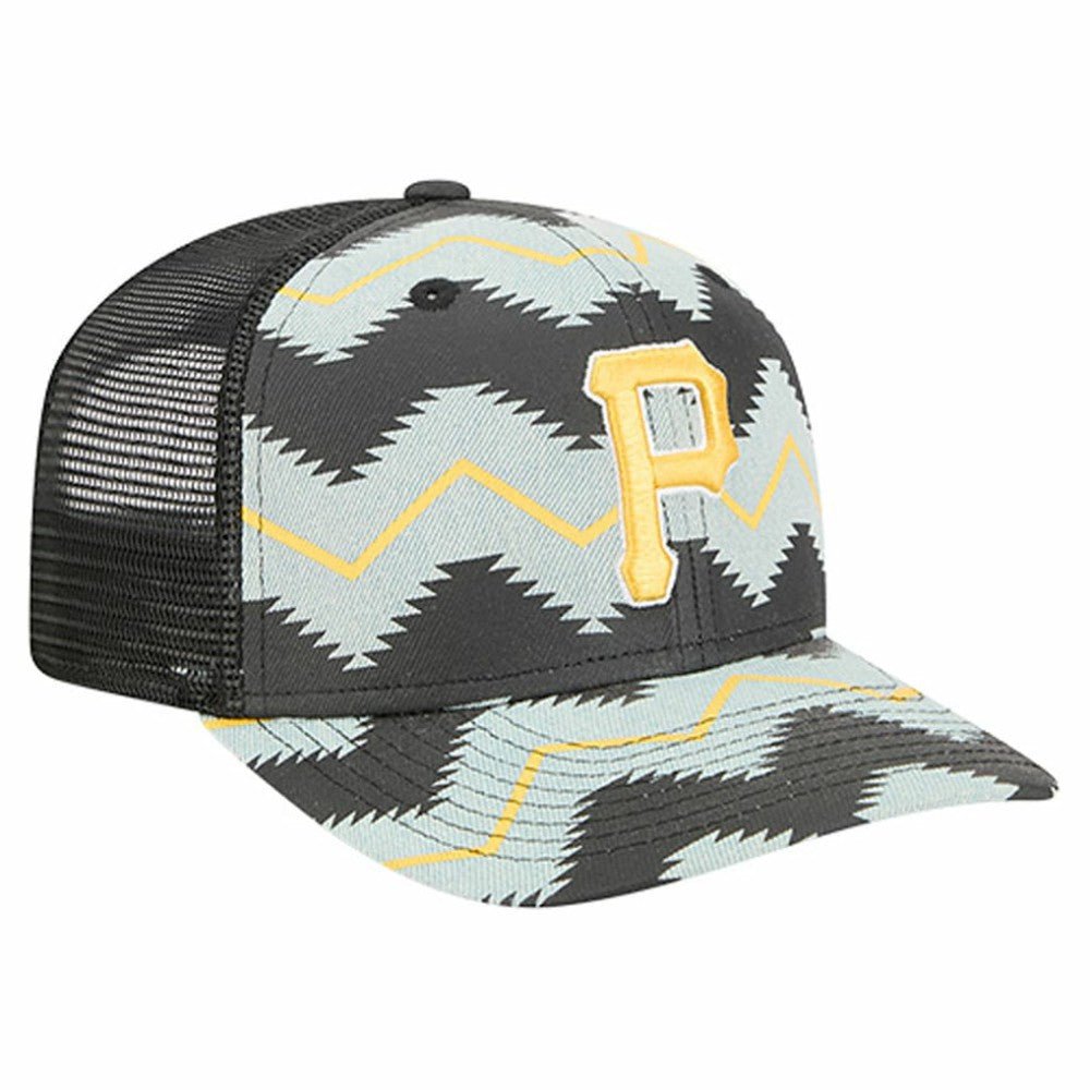Pittsburgh Pirates Aztec Denim 9SEVENTY Adjustable Hat Denim/Black | New Era