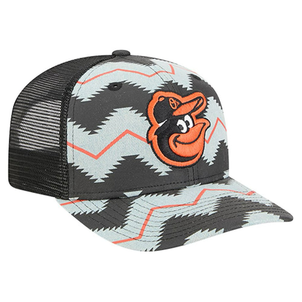 Baltimore Orioles Aztec Denim 9SEVENTY Adjustable Hat Denim/Black | New Era