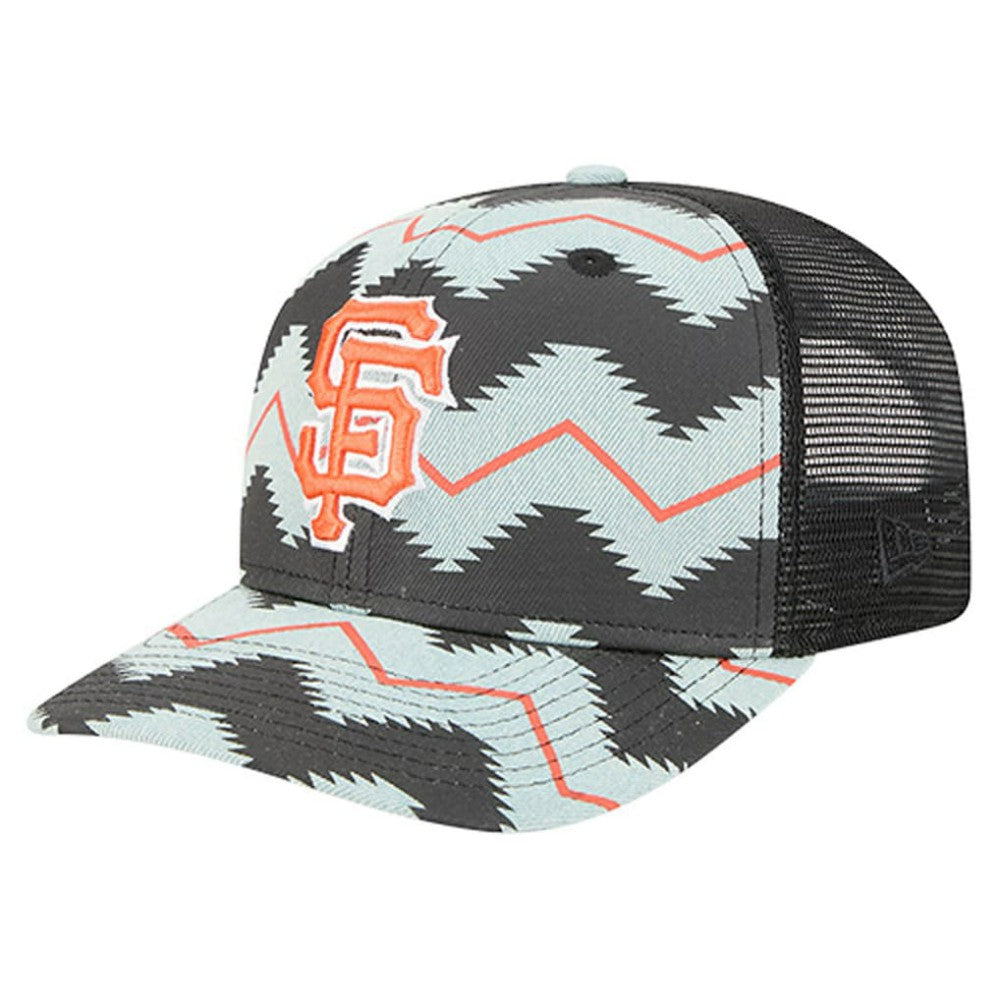 San Francisco Giants Aztec Denim 9SEVENTY Adjustable Hat Denim/Black | New Era