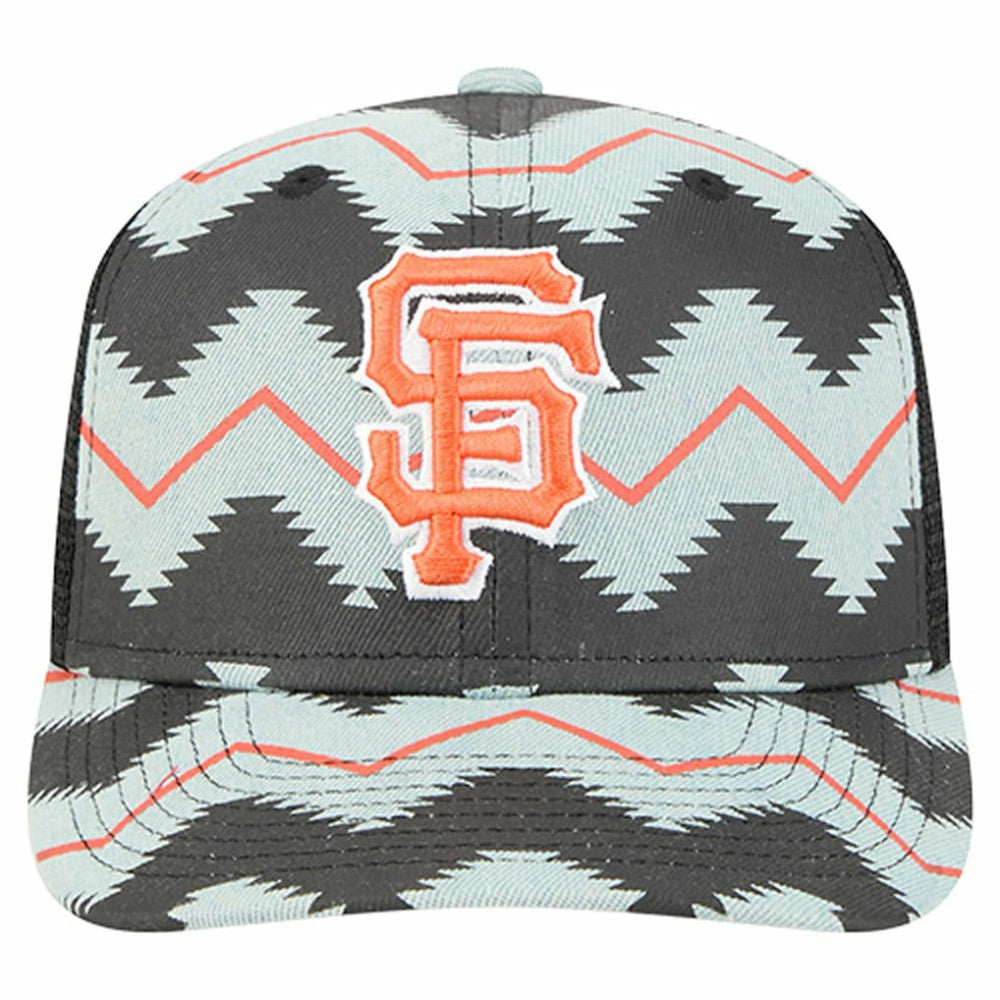 San Francisco Giants Aztec Denim 9SEVENTY Adjustable Hat Denim/Black | New Era