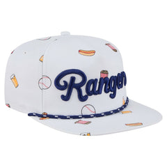 Texas Rangers Team Cheer Rope 19TWENTY Adjustable Hat White | New Era