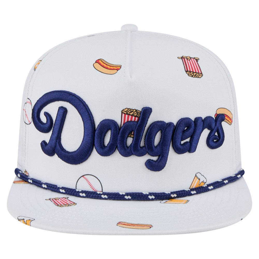 Los Angeles Dodgers Team Cheer Rope 19TWENTY Adjustable Hat White | New Era