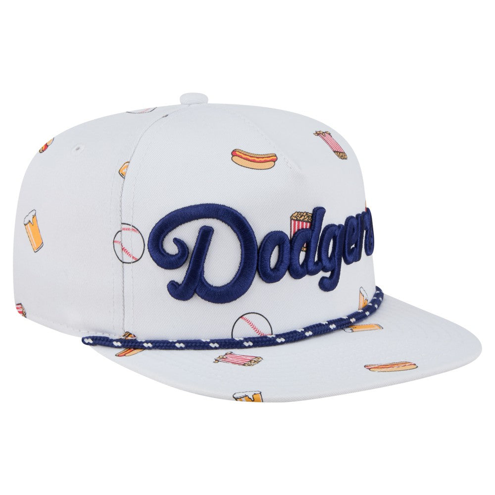 Los Angeles Dodgers Team Cheer Rope 19TWENTY Adjustable Hat White | New Era