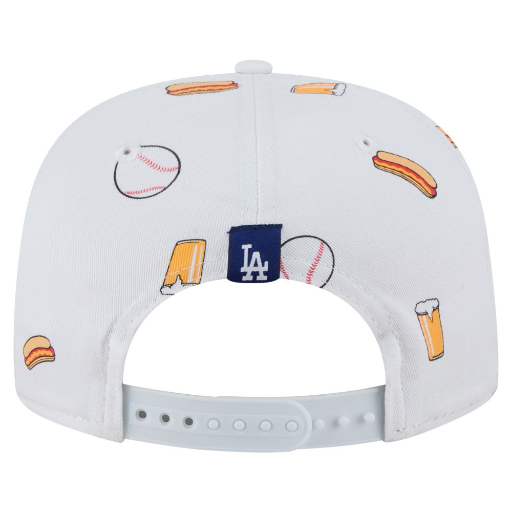Los Angeles Dodgers Team Cheer Rope 19TWENTY Adjustable Hat White | New Era