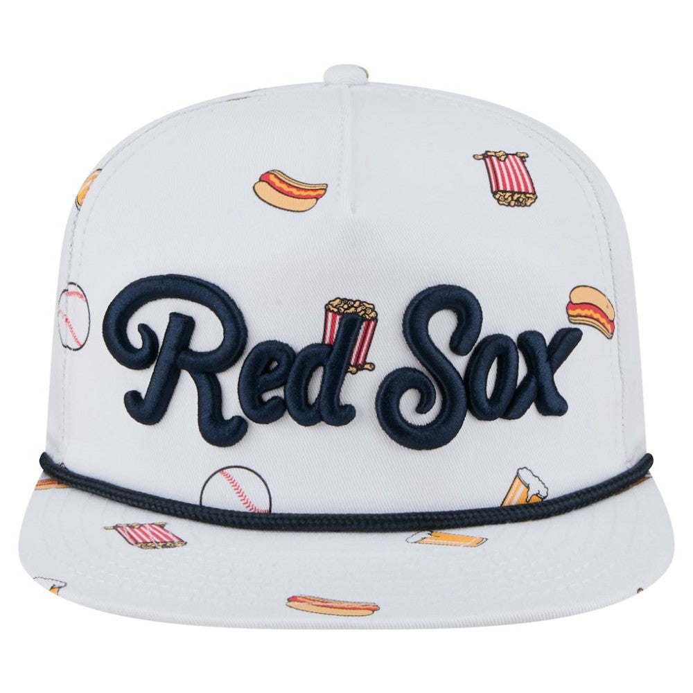Boston Red Sox Team Cheer Rope 19TWENTY Adjustable Hat White | New Era