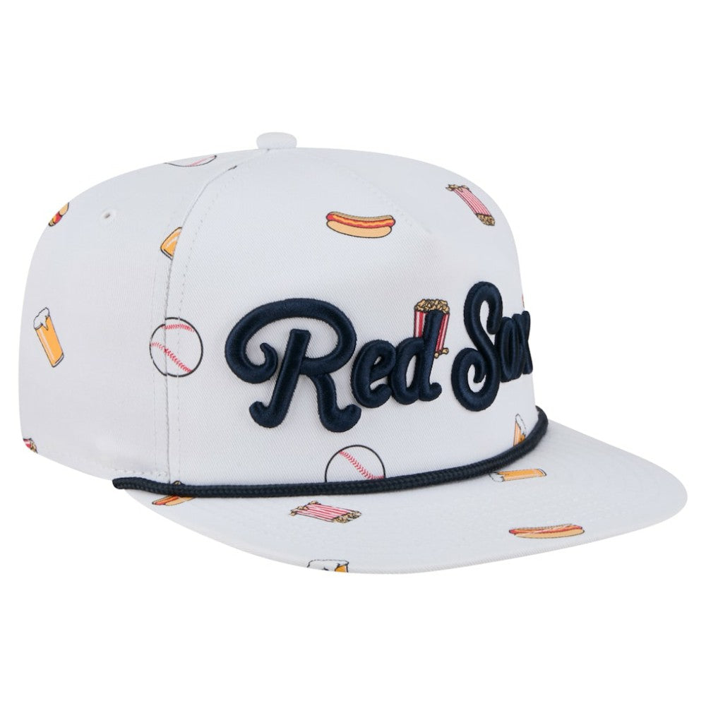 Boston Red Sox Team Cheer Rope 19TWENTY Adjustable Hat White | New Era