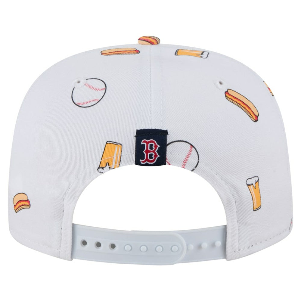 Boston Red Sox Team Cheer Rope 19TWENTY Adjustable Hat White | New Era