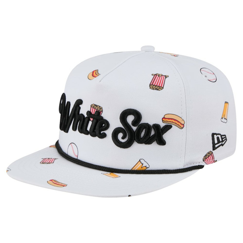 Chicago White Sox Team Cheer Rope 19TWENTY Adjustable Hat White | New Era