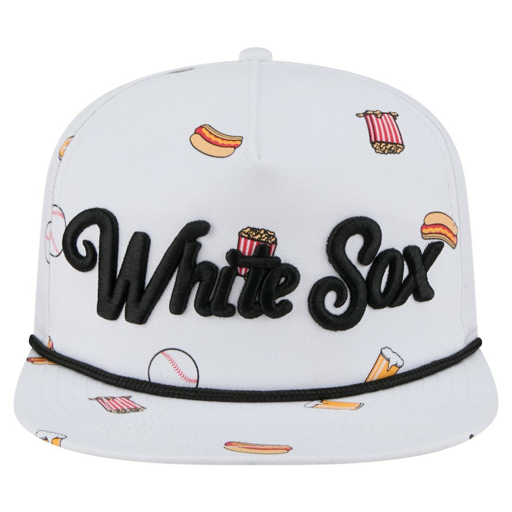 Chicago White Sox Team Cheer Rope 19TWENTY Adjustable Hat White | New Era