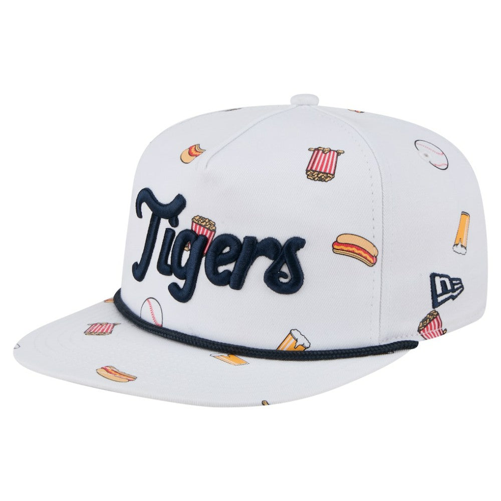 Detroit Tigers Team Cheer Rope 19TWENTY Adjustable Hat White | New Era