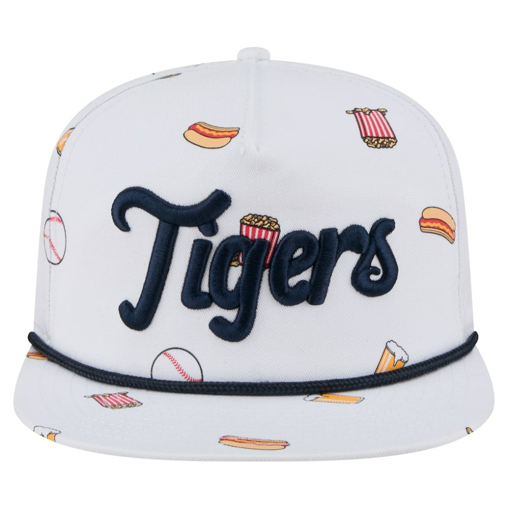 Detroit Tigers Team Cheer Rope 19TWENTY Adjustable Hat White | New Era
