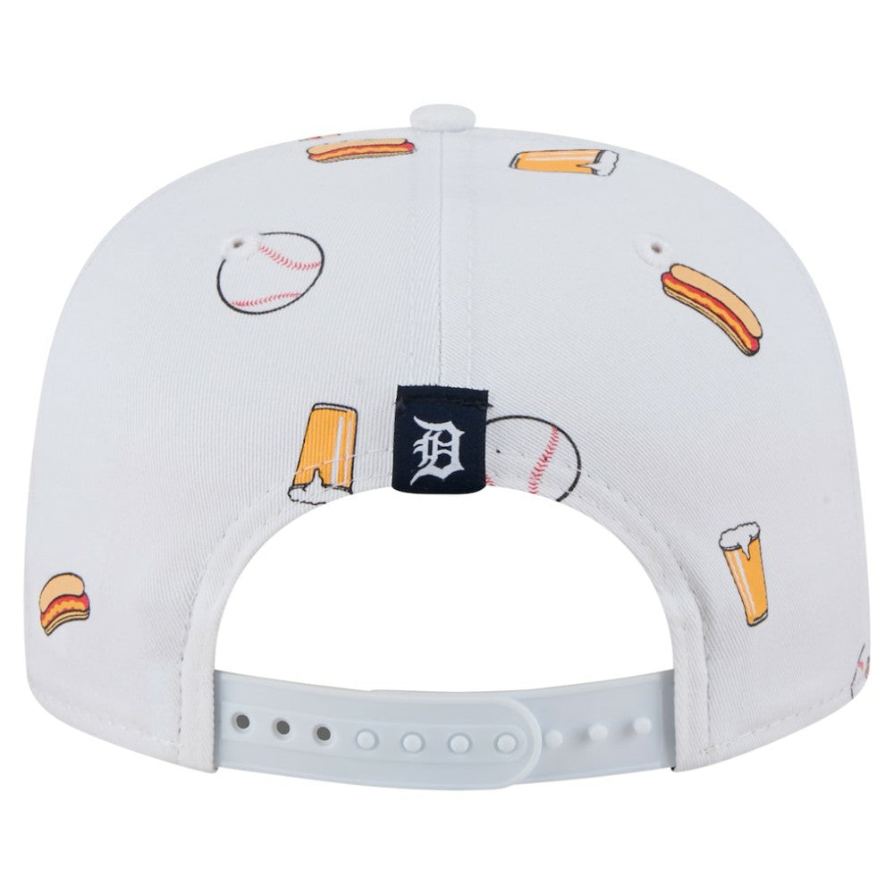 Detroit Tigers Team Cheer Rope 19TWENTY Adjustable Hat White | New Era