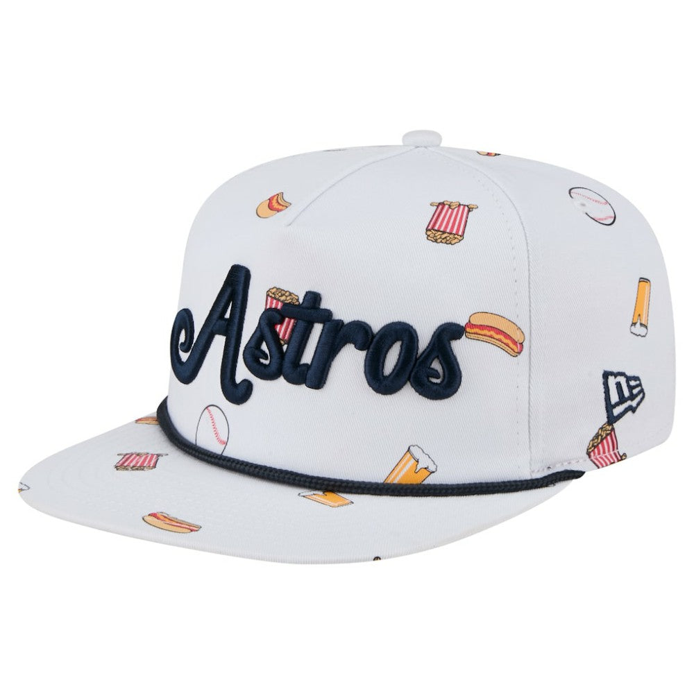Houston Astros Team Cheer Rope 19TWENTY Adjustable Hat White | New Era