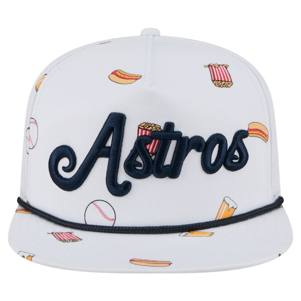 Houston Astros Team Cheer Rope 19TWENTY Adjustable Hat White | New Era