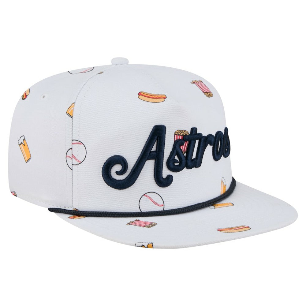 Houston Astros Team Cheer Rope 19TWENTY Adjustable Hat White | New Era