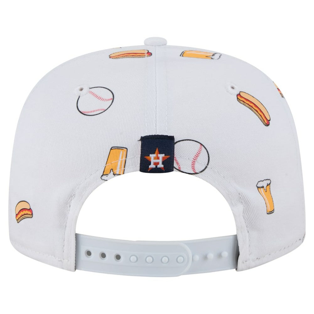 Houston Astros Team Cheer Rope 19TWENTY Adjustable Hat White | New Era