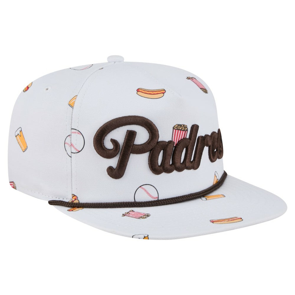 San Diego Padres Team Cheer Rope 19TWENTY Adjustable Hat White | New Era
