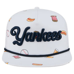 New York Yankees Team Cheer Rope 19TWENTY Adjustable Hat White | New Era