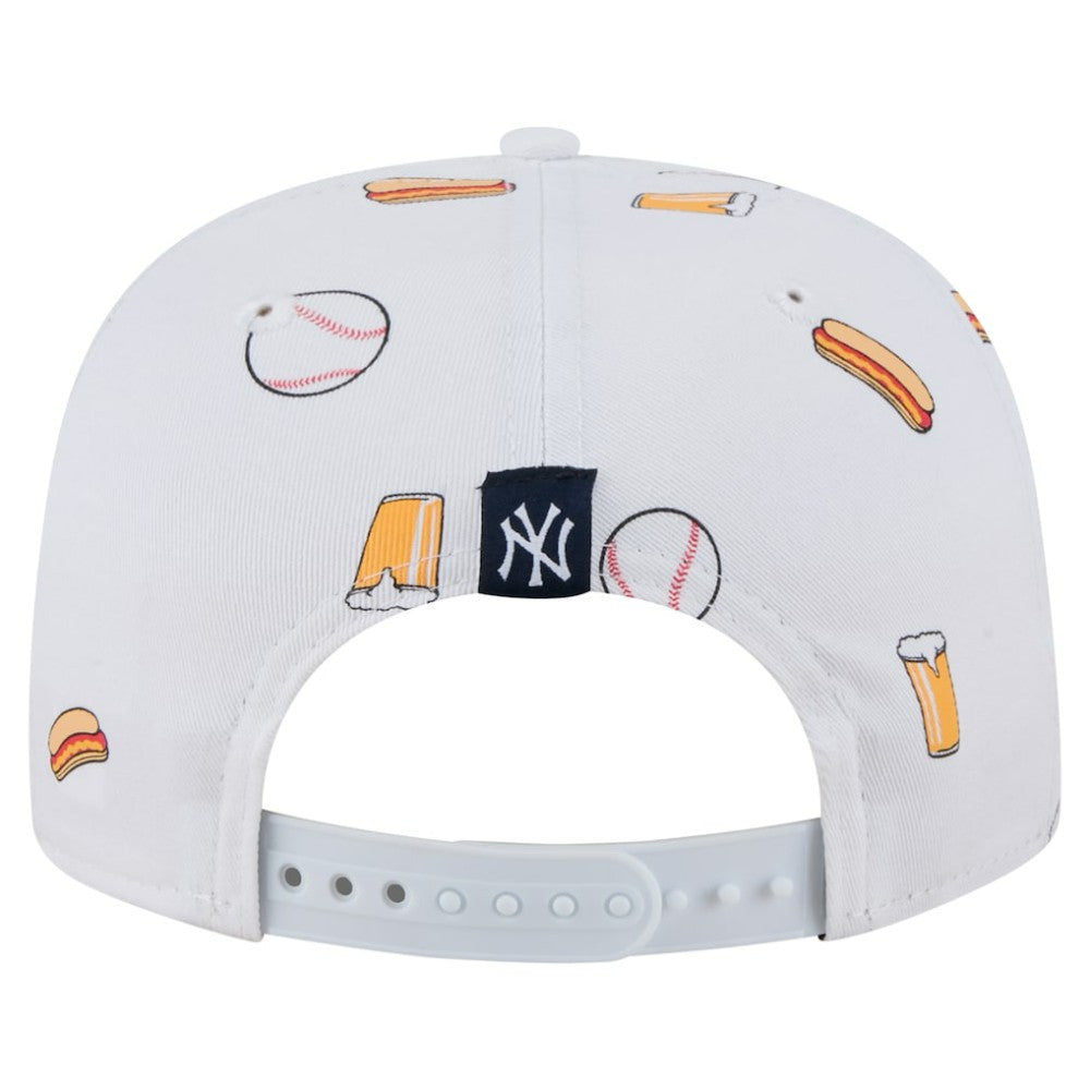 New York Yankees Team Cheer Rope 19TWENTY Adjustable Hat White | New Era
